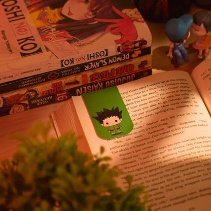 Hunter x Hunter Magnetic Bookmarks – Set of 6 | Chibi Gon, Killua, Hisoka & More