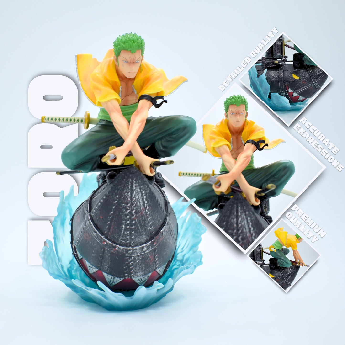 One Piece : Roronoa Zoro Boat Battle Figure