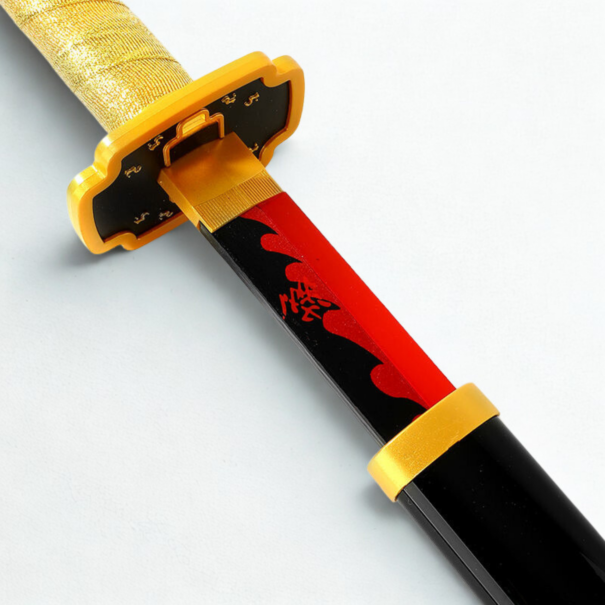 Wooden cosplay katana of Yoriichi Tsugikuni from Kimetsu no Yaiba