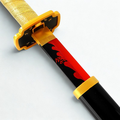 Wooden cosplay katana of Yoriichi Tsugikuni from Kimetsu no Yaiba