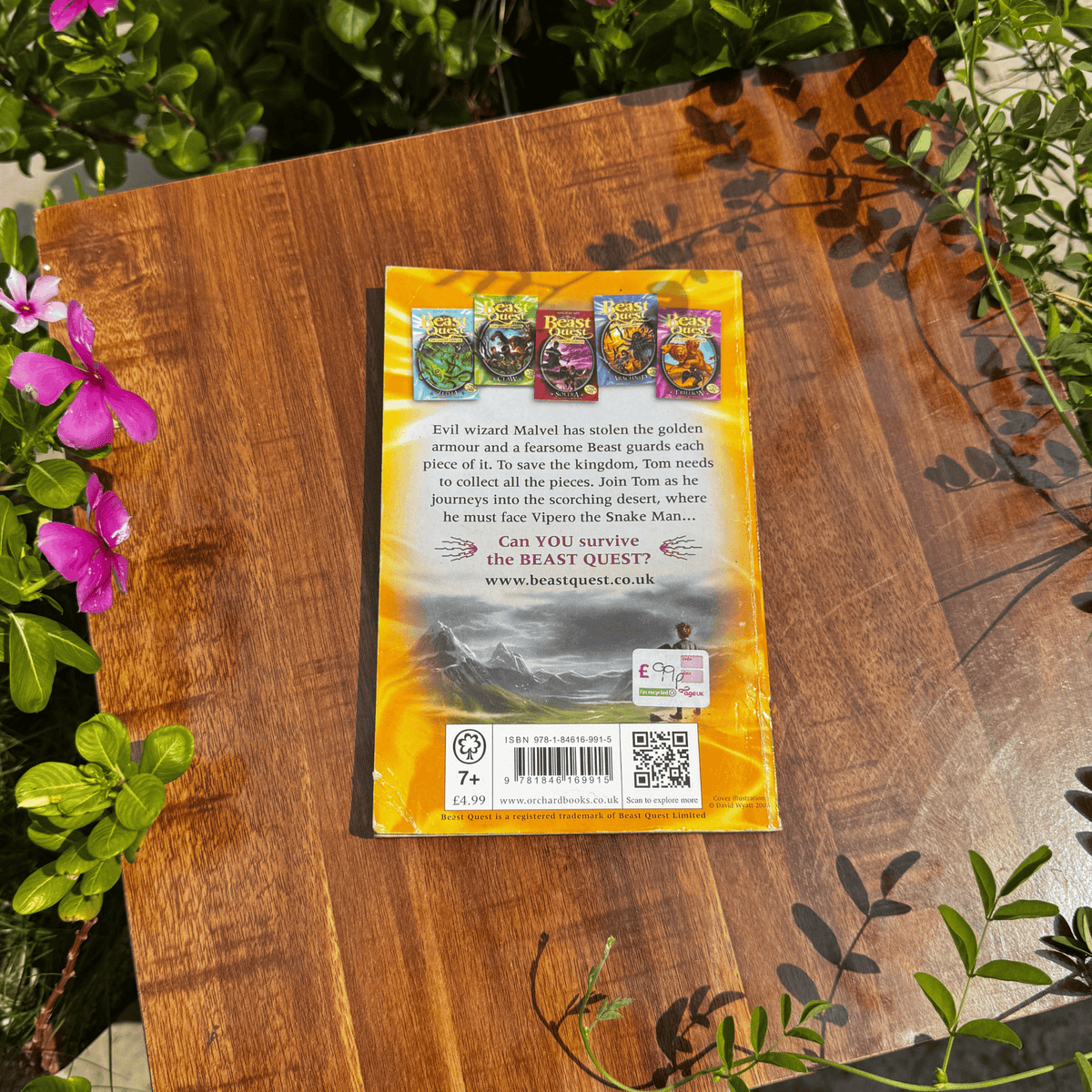 Beast Quest Series 2 Book 4 Vipero The Snake Man used book - image 5
