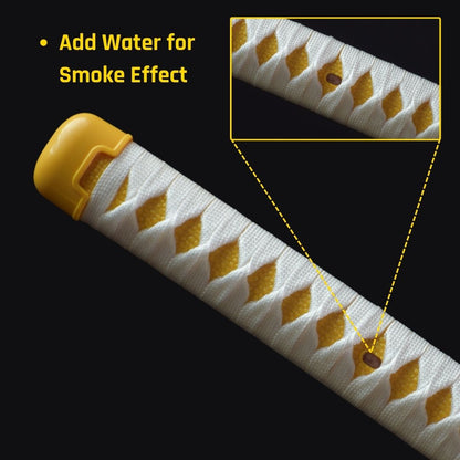 Zenitsu Agatsuma Smoke Katana Sword – Demon Slayer 103cm Multi-Color LED Glowing Blade V2