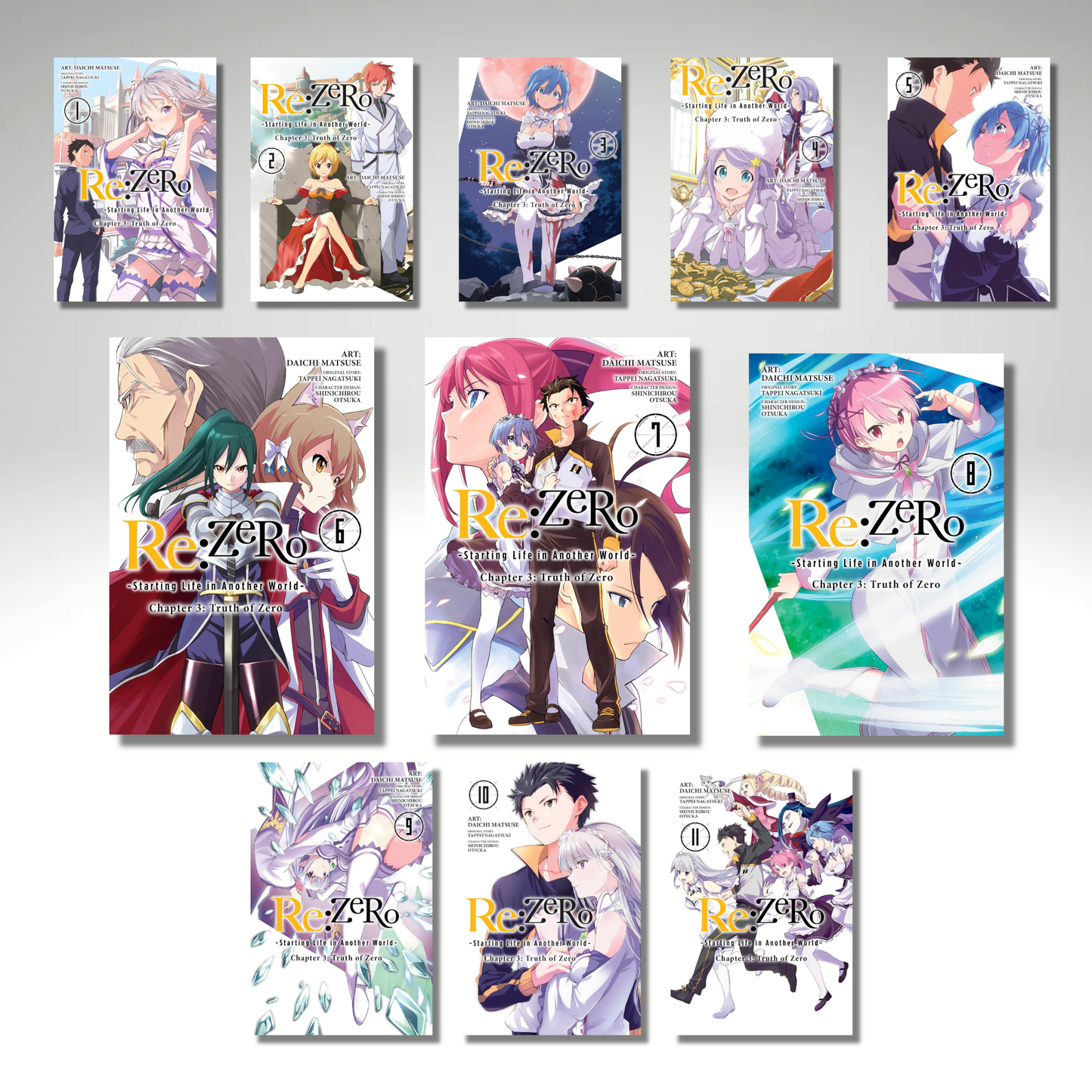 [Combo] Re:ZERO-Starting Life in Another World Chapter 3: Truth of Zero Vol 1-11