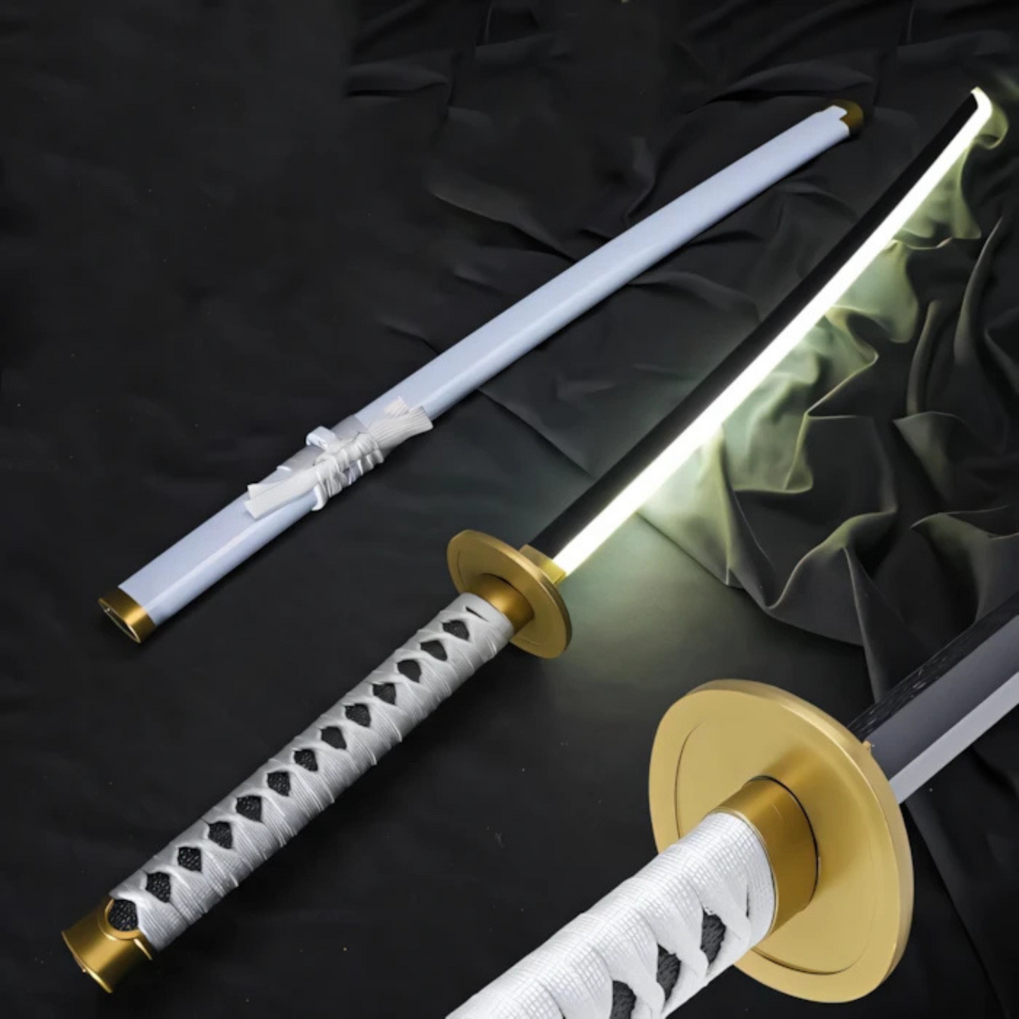 Zoro Wado Ichimonji LED Katana replica – One Piece anime collectible sword