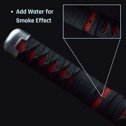 Tanjiro Kamado Black Smoke Katana Sword – Demon Slayer 103cm Multi-Color LED Glowing Blade V2