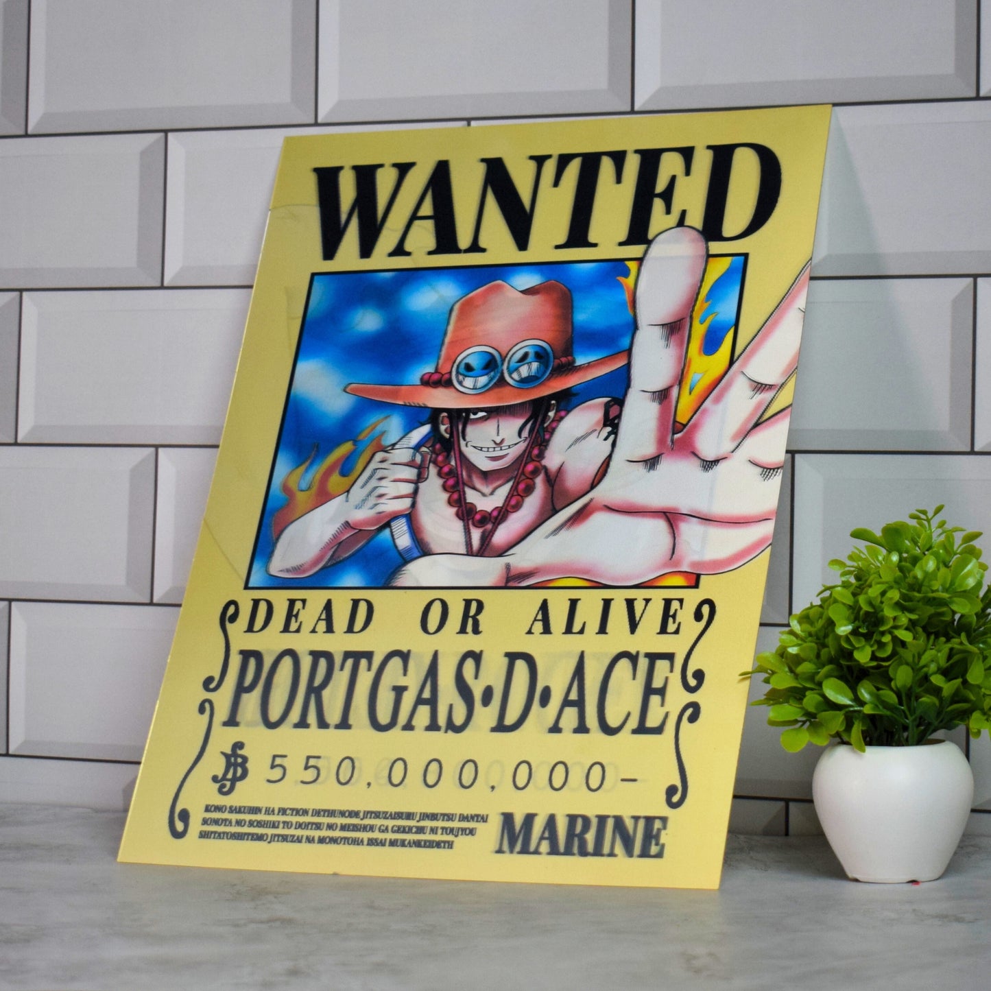 Gold D. Roger Wanted Poster – One Piece – 3D Lenticular A3 Poster