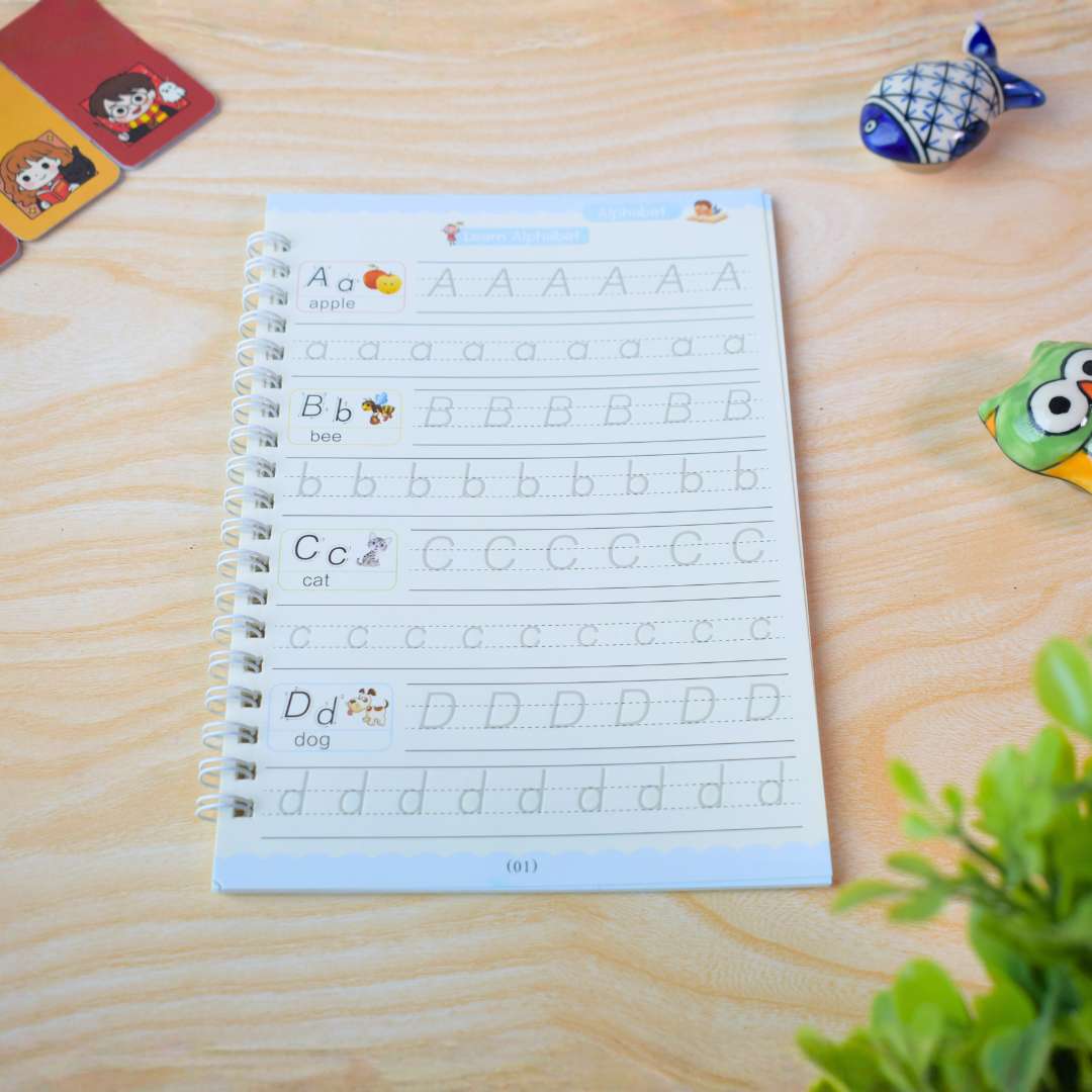 (Combo) Sank Magic Practice Copybook- Alphabet, Numbers, Drawing & Math