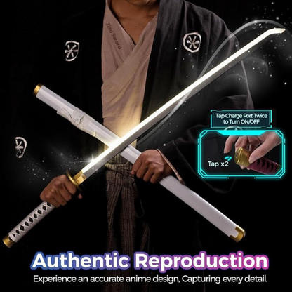 Zoro Wado Ichimonji LED Katana replica – One Piece anime collectible sword