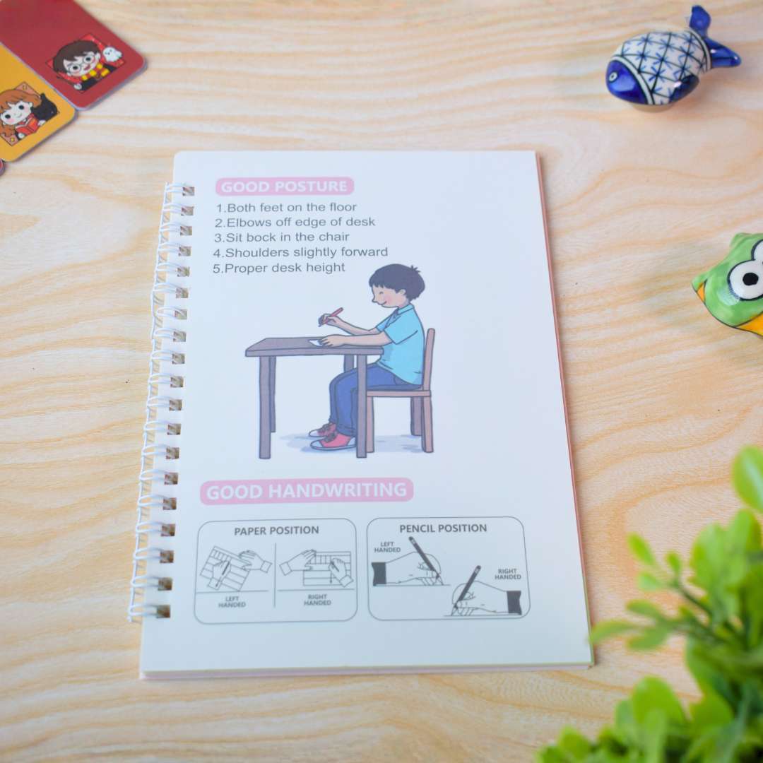 (Combo) Sank Magic Practice Copybook- Alphabet, Numbers, Drawing & Math