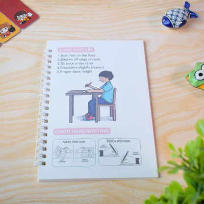 (Combo) Sank Magic Practice Copybook- Alphabet, Numbers, Drawing & Math