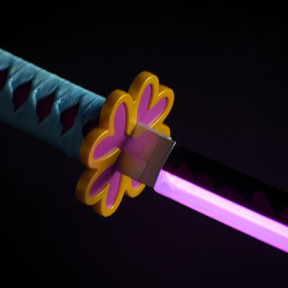 Mitsuri Kanroji Smoke Katana Sword – Demon Slayer 103cm Multi-Color LED Glowing Blade V2