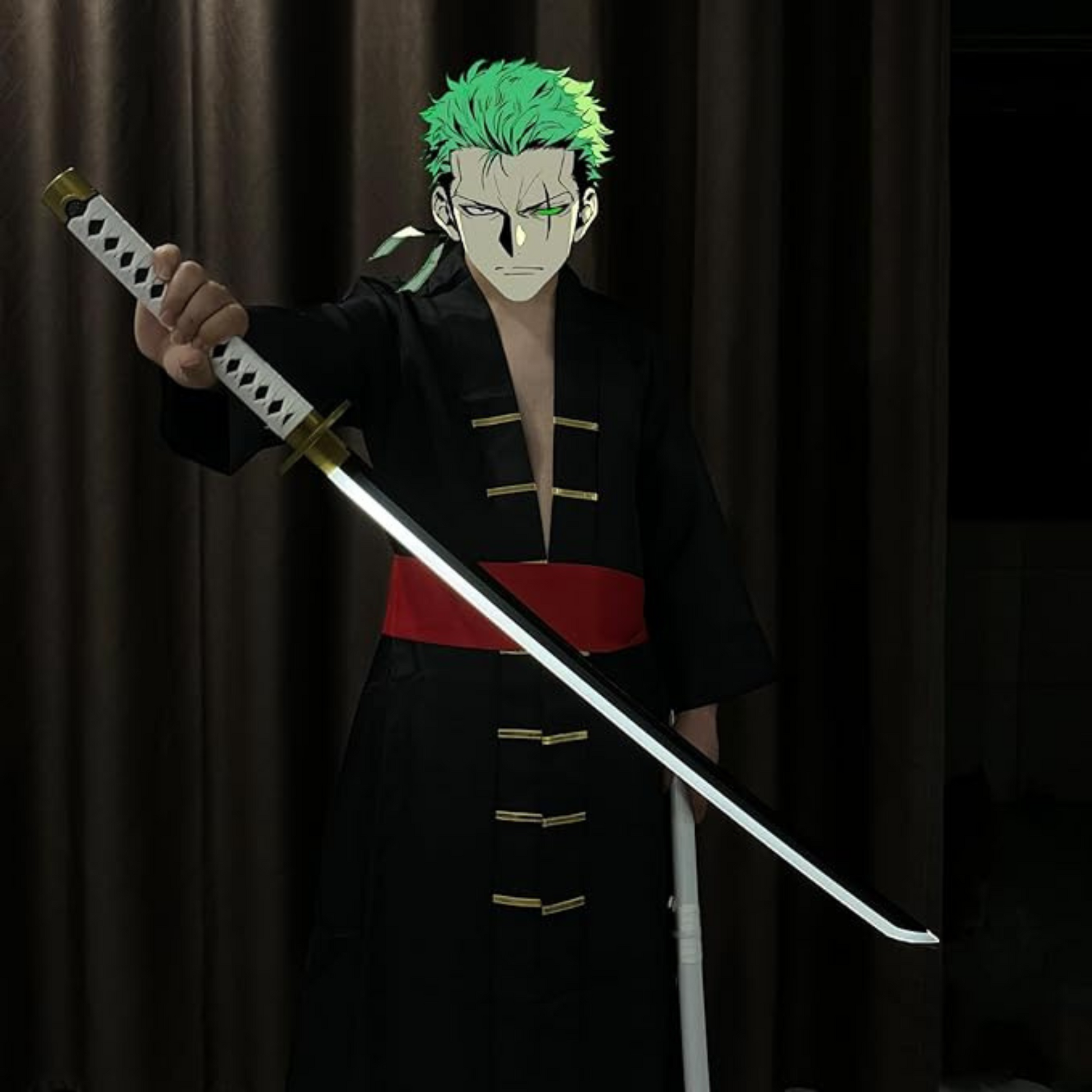 Zoro Wado Ichimonji LED Katana replica – One Piece anime collectible sword