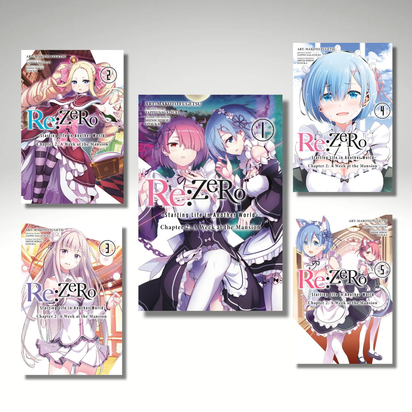 [Combo] Re:Zero Starting Life in Another World, Chapter 2: A Week in the Mansion Vol 1-5