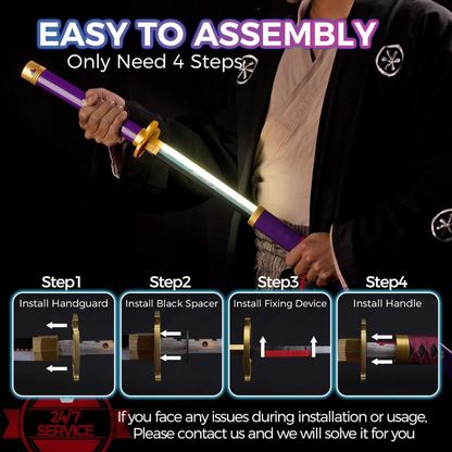 Roronoa Zoro Enma Purple LED Katana