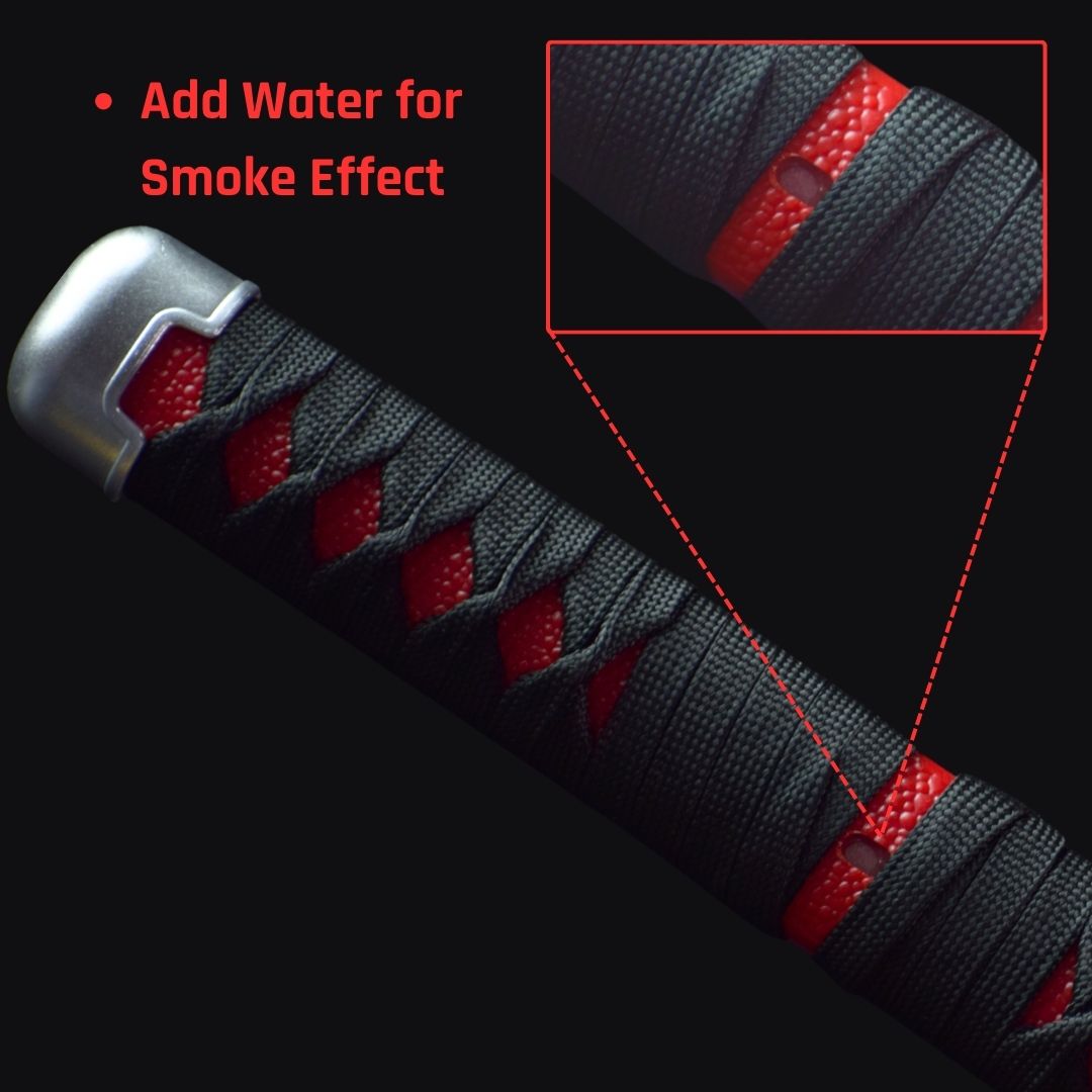 Tanjiro Kamado Smoke Katana Sword – Demon Slayer 103cm Multi-Color LED Glowing Blade V2