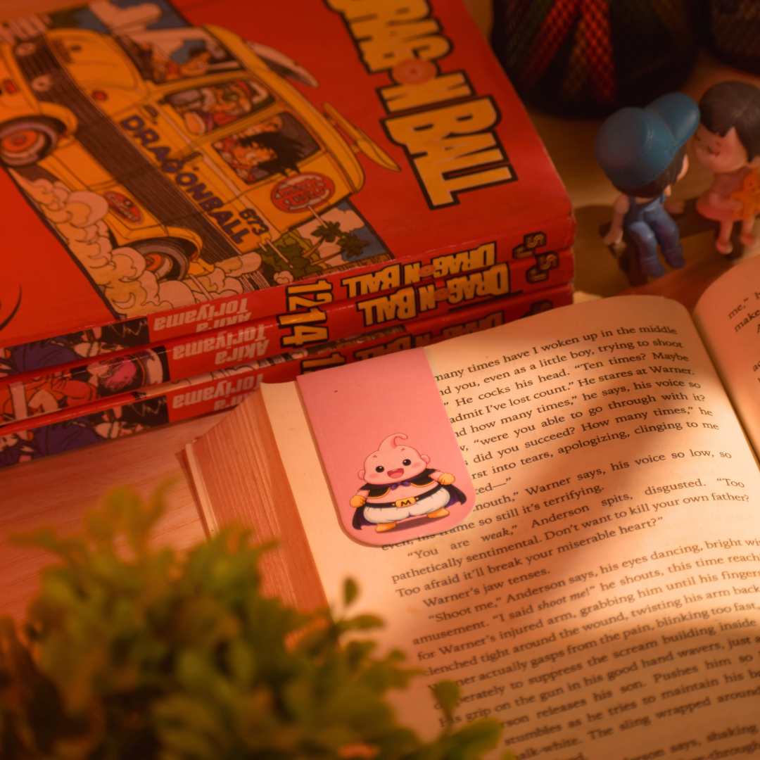 Dragon Ball Z Magnetic Bookmarks – Set of 9 | Chibi Goku, Vegeta, Frieza, Beerus & More