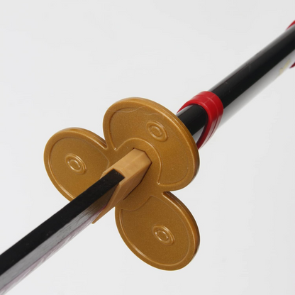 One Piece Yama Enma black LED katana replica with glowing blade – 108 cm