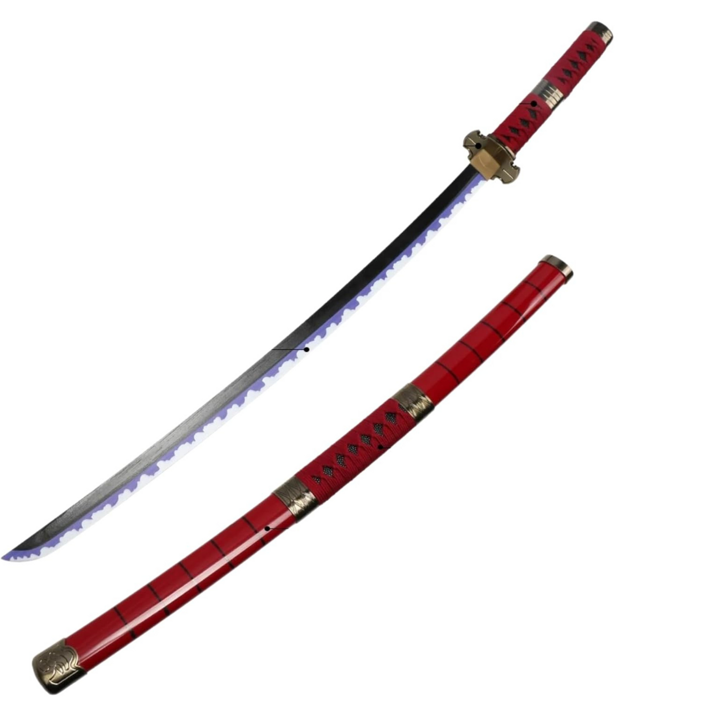 Onepiece : Zoro Sandai Kitetsu Katana – 104 cms (Wooden)