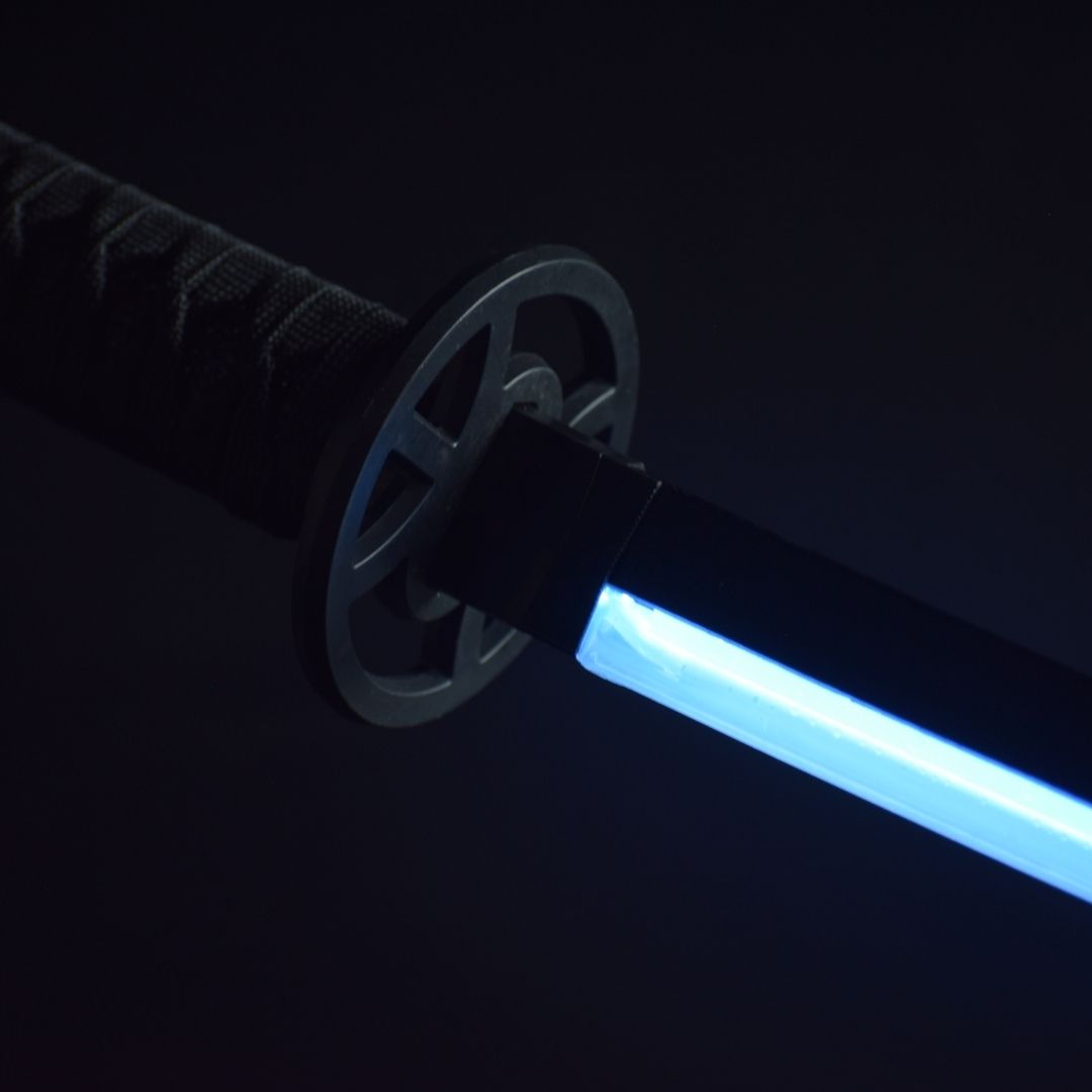 Demon Slayer RGB Smoke Katana Sword – 103cm Multi-Color LED Glowing Blade V2