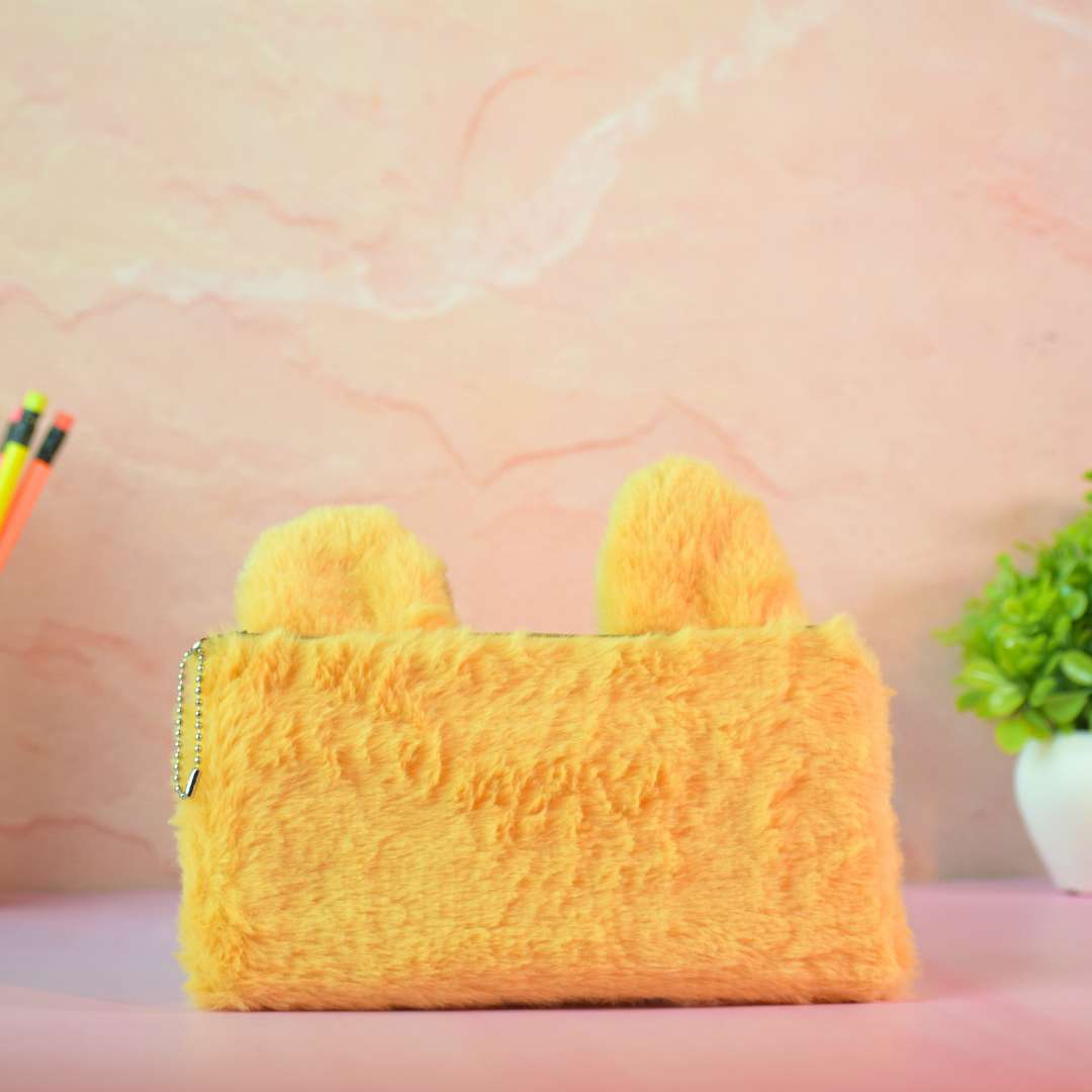 Pencil Pouch Stationery Organizer – Cute Unicorn & Plush Bunny Designs (Yellow, Blue, Pink, Grey & Multicolor)