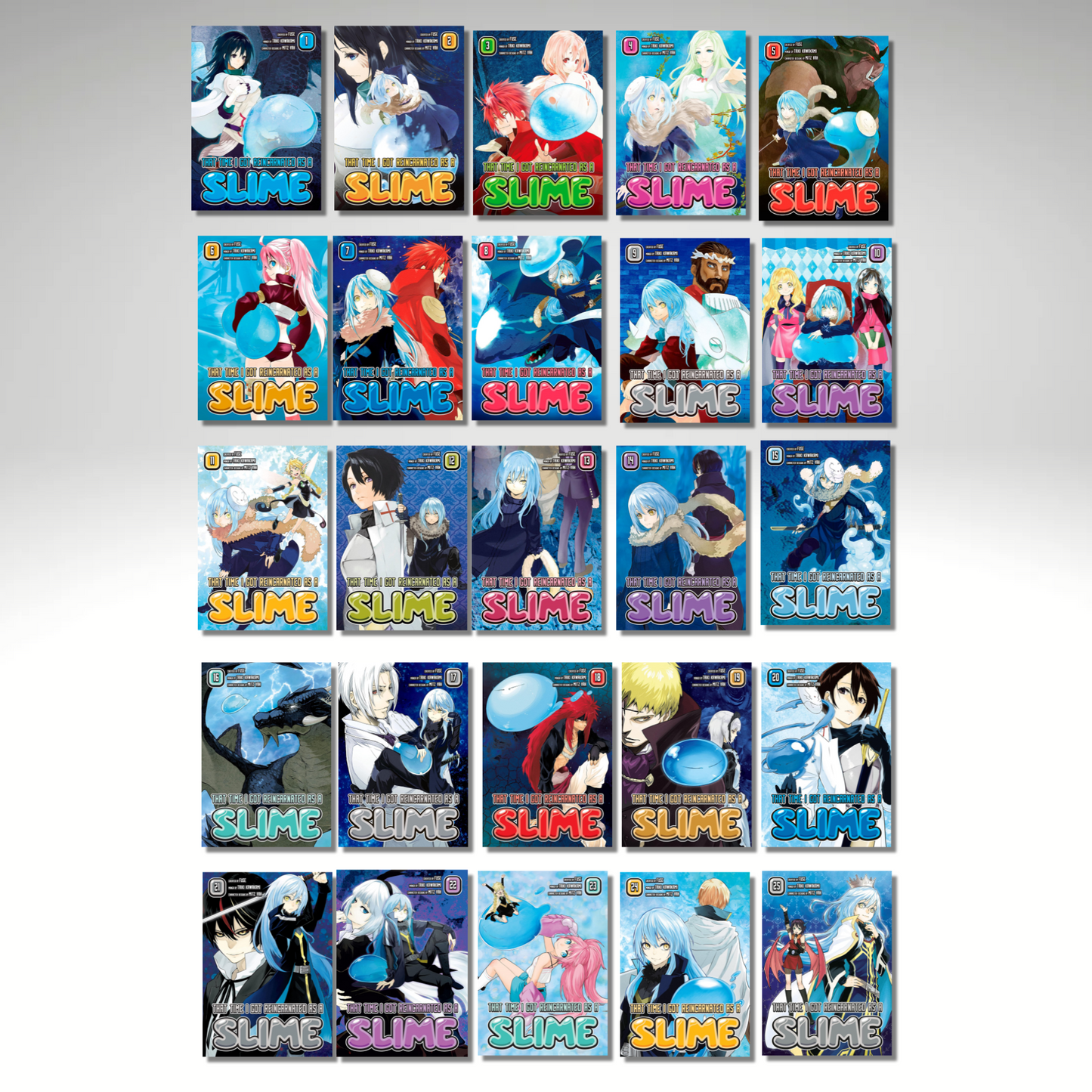 [Combo] That Time I Got Reincarnated As A Slime Volume 1-25