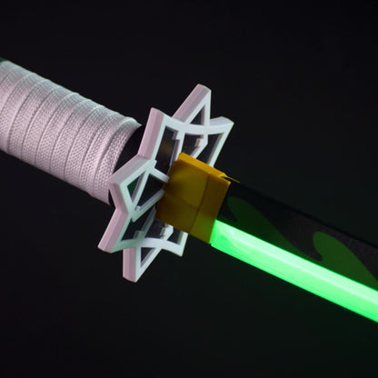 Sanemi Shinazugawa Smoke Katana Sword – Demon Slayer 103cm Multi-Color LED Glowing Blade V2