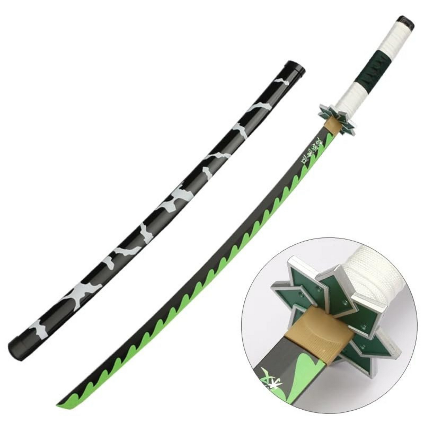 Demon Slayer Sanemi Shinazugawa Cosplay Replica Katana – 104 cms (Wooden)