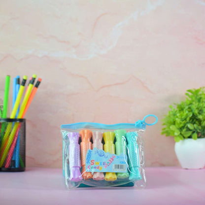 Candy highlighter set of 6 in a pouch