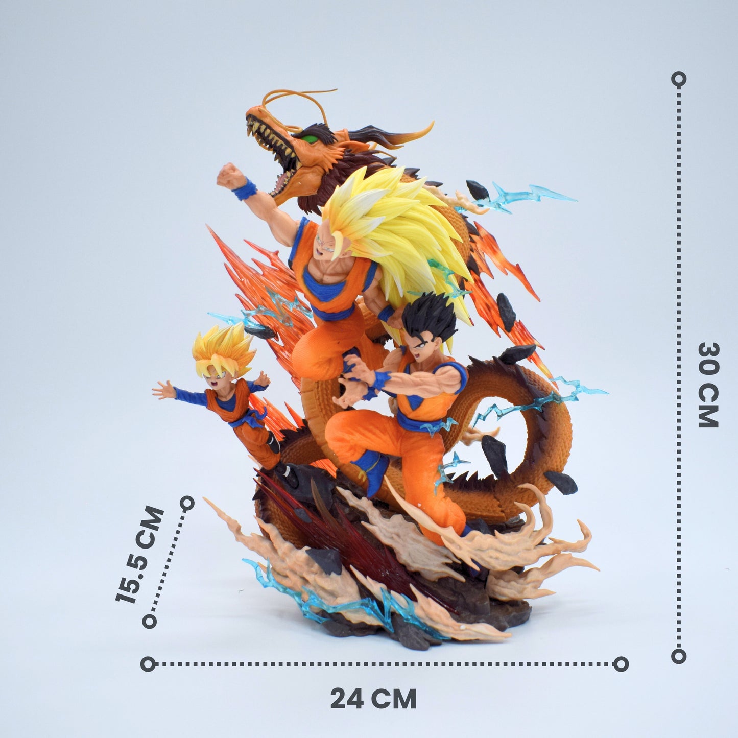 Super Saiyan Family Diorama Statue