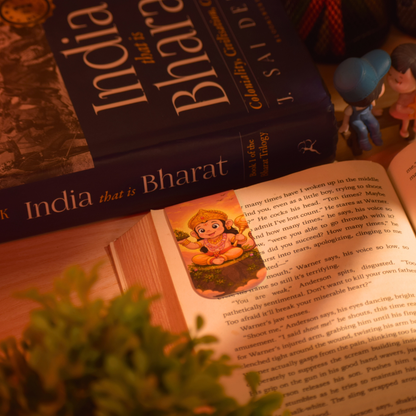 Divine Sanatani Gods Magnetic Bookmark Set – Cute Hindu Deities | Set of 6