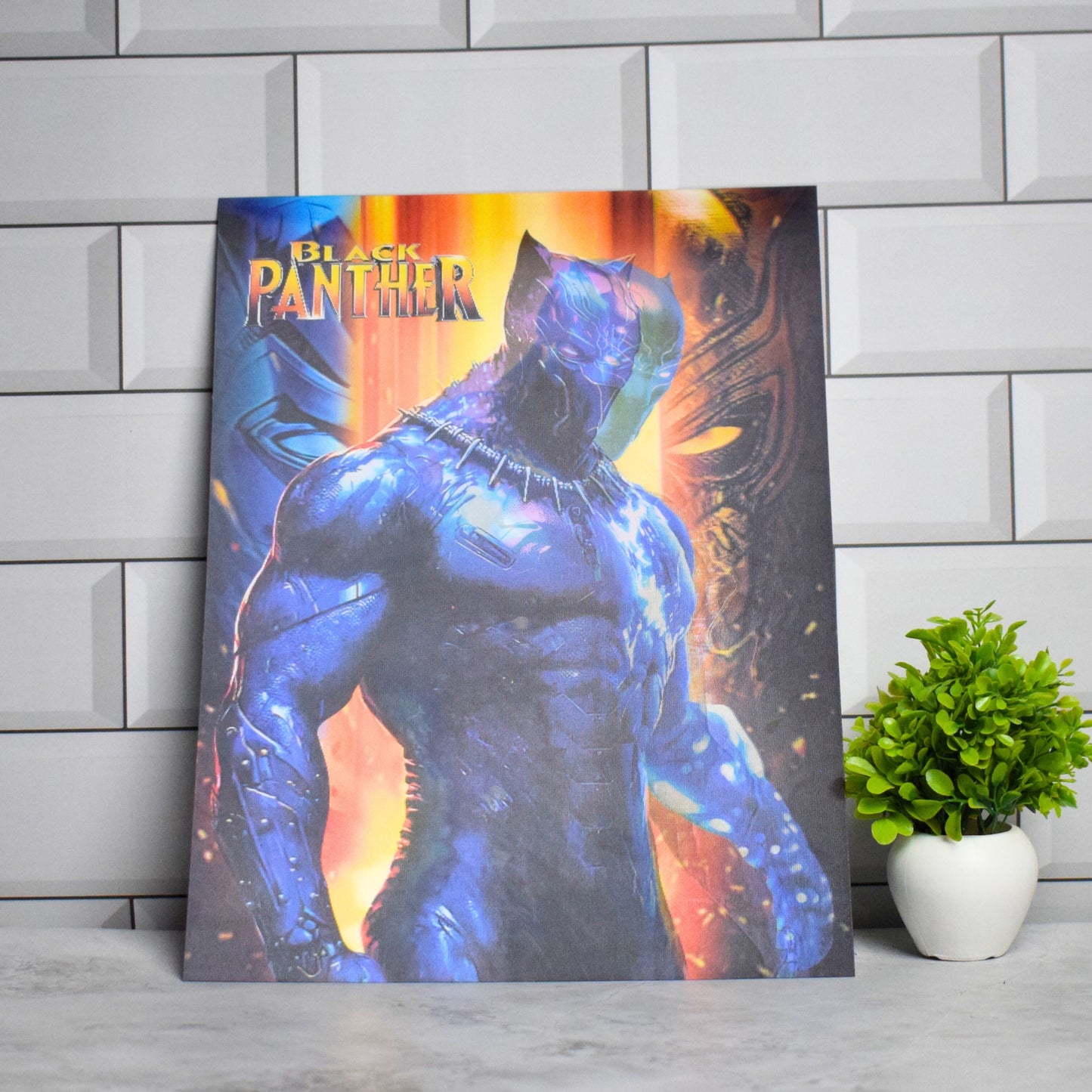 Black Panther Lightning Fury Wall Art – 3D Lenticular A3 Poster