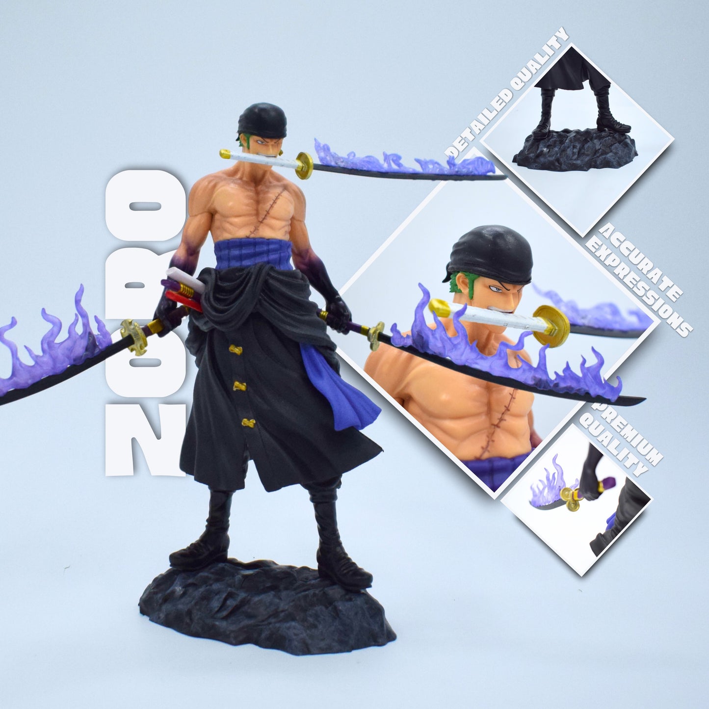 Roronoa Zoro Three Sword Style Premium Action Figure (27 cm)