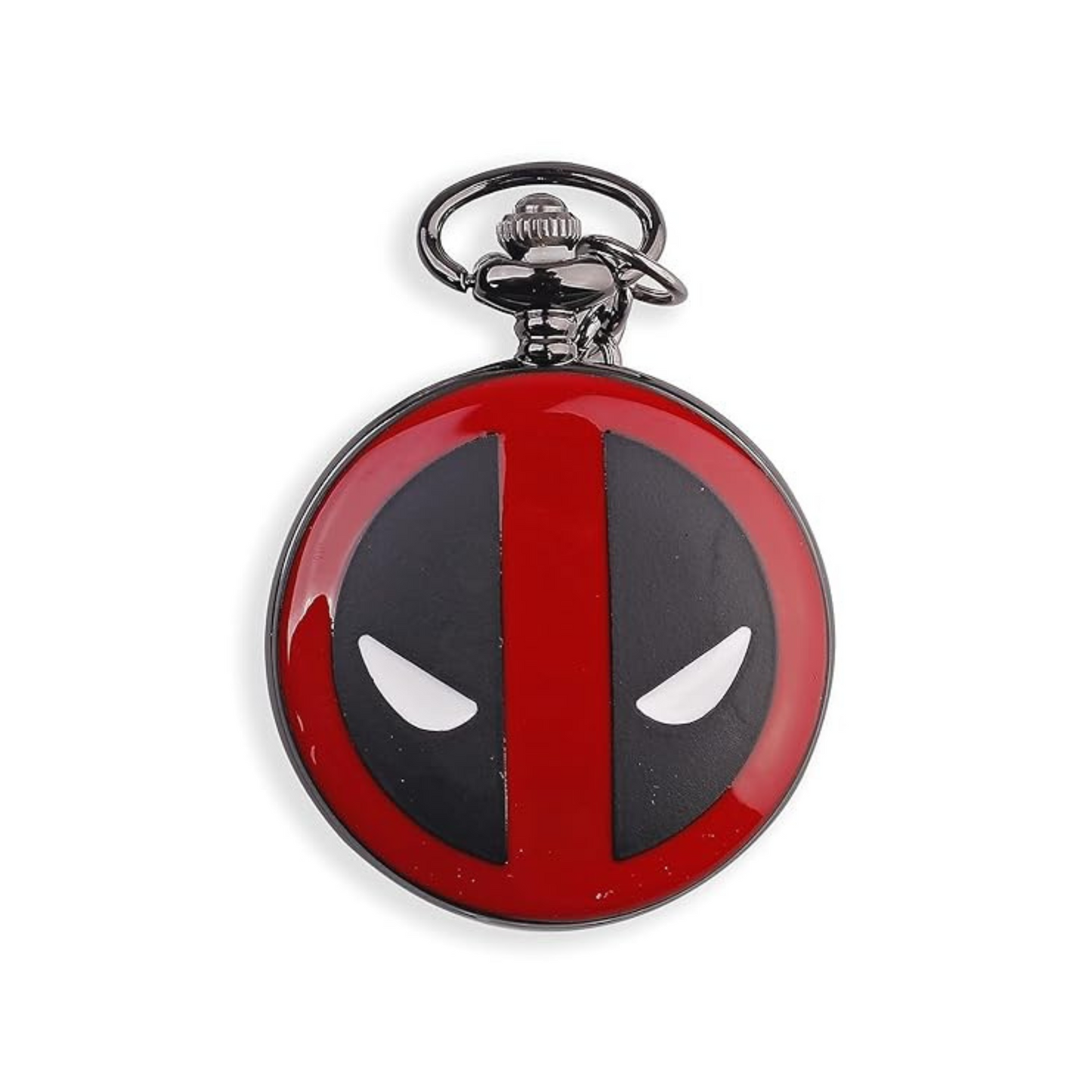 Deadpool Superhero Antique Pocket Watch Classic Vintage Retro Metal Keychain for Car Bikes Key Ring