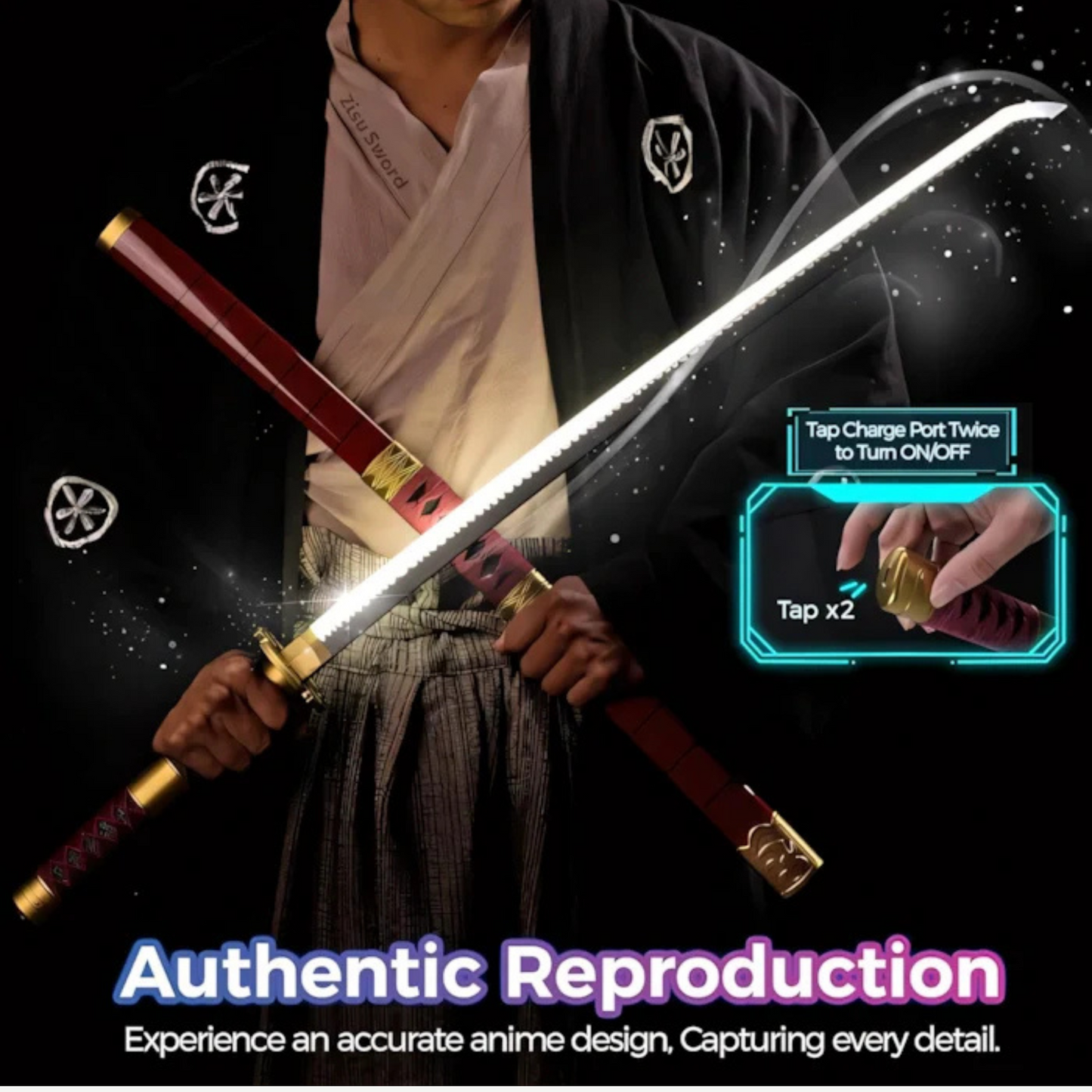 The Sandai Kitetsu LED Katana