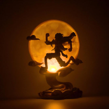 Monkey D. Luffy Gear 5 Moonlight Edition – 3D LED Anime Statue