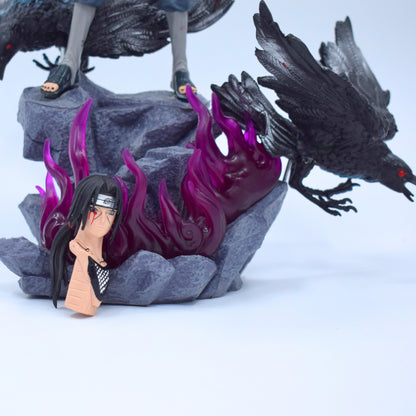 Uchiha Itachi Akatsuki Amaterasu Head Statue 38CM
