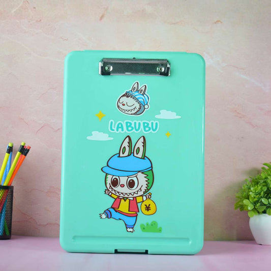 A4 Plastic Storage Clipboard with Case | Character Print Exam Pad & Document Organizer for Students & Office - image 2