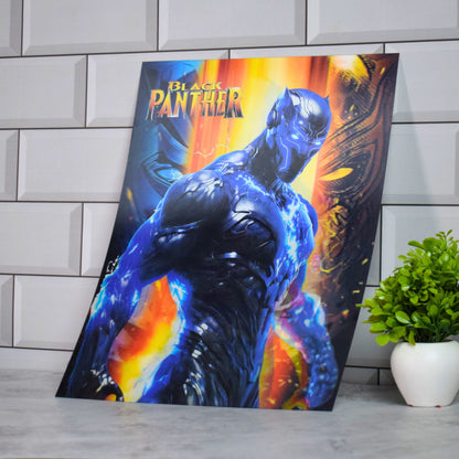 Black Panther Lightning Fury Wall Art – 3D Lenticular A3 Poster