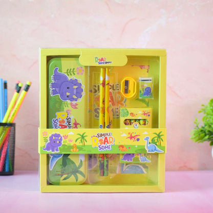 Kids Stationery Gift Set | Pencil Box with Writing Essentials