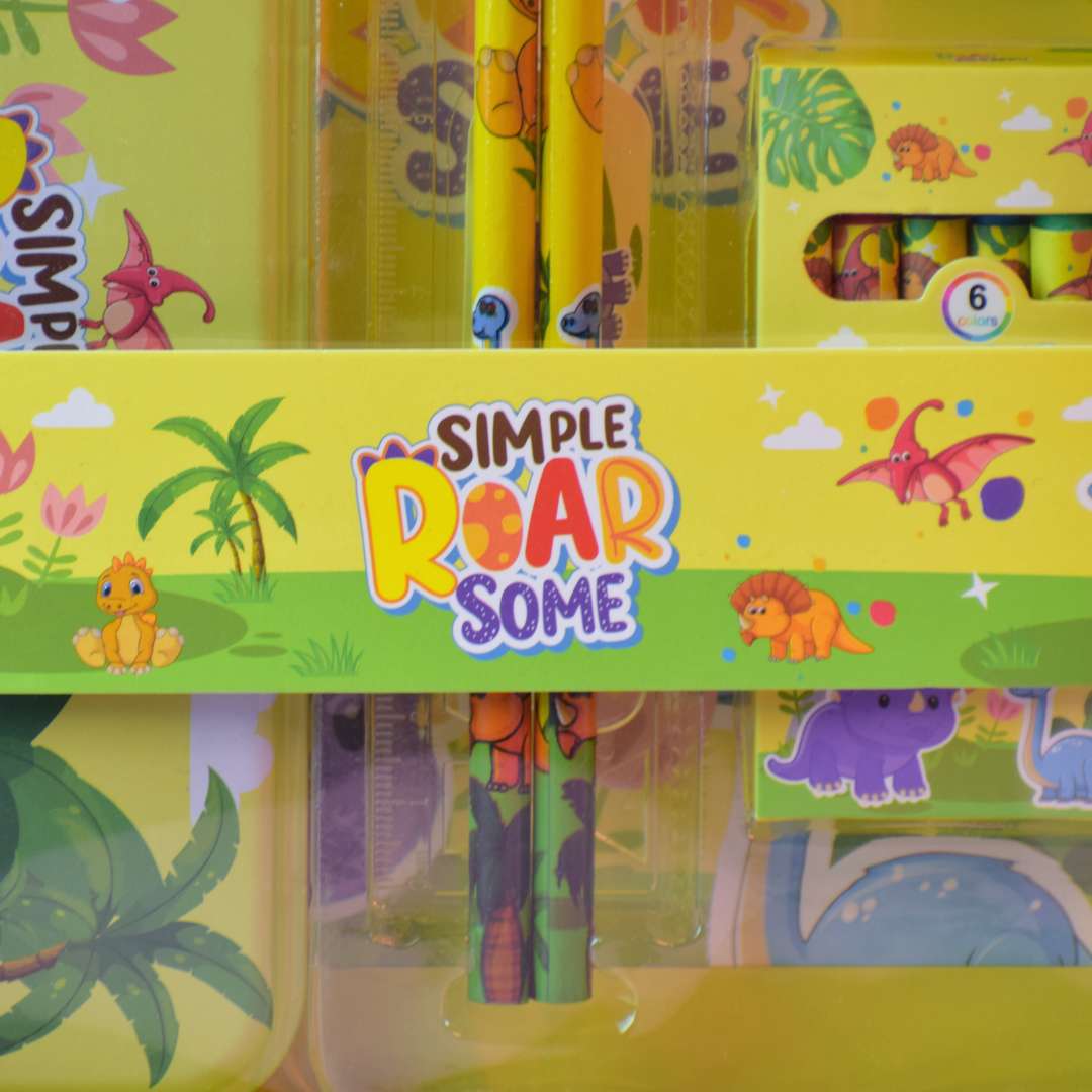 Kids Stationery Gift Set | Pencil Box with Writing Essentials