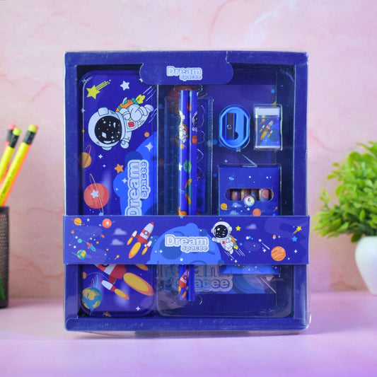 Kids Stationery Gift Set | Pencil Box with Writing Essentials