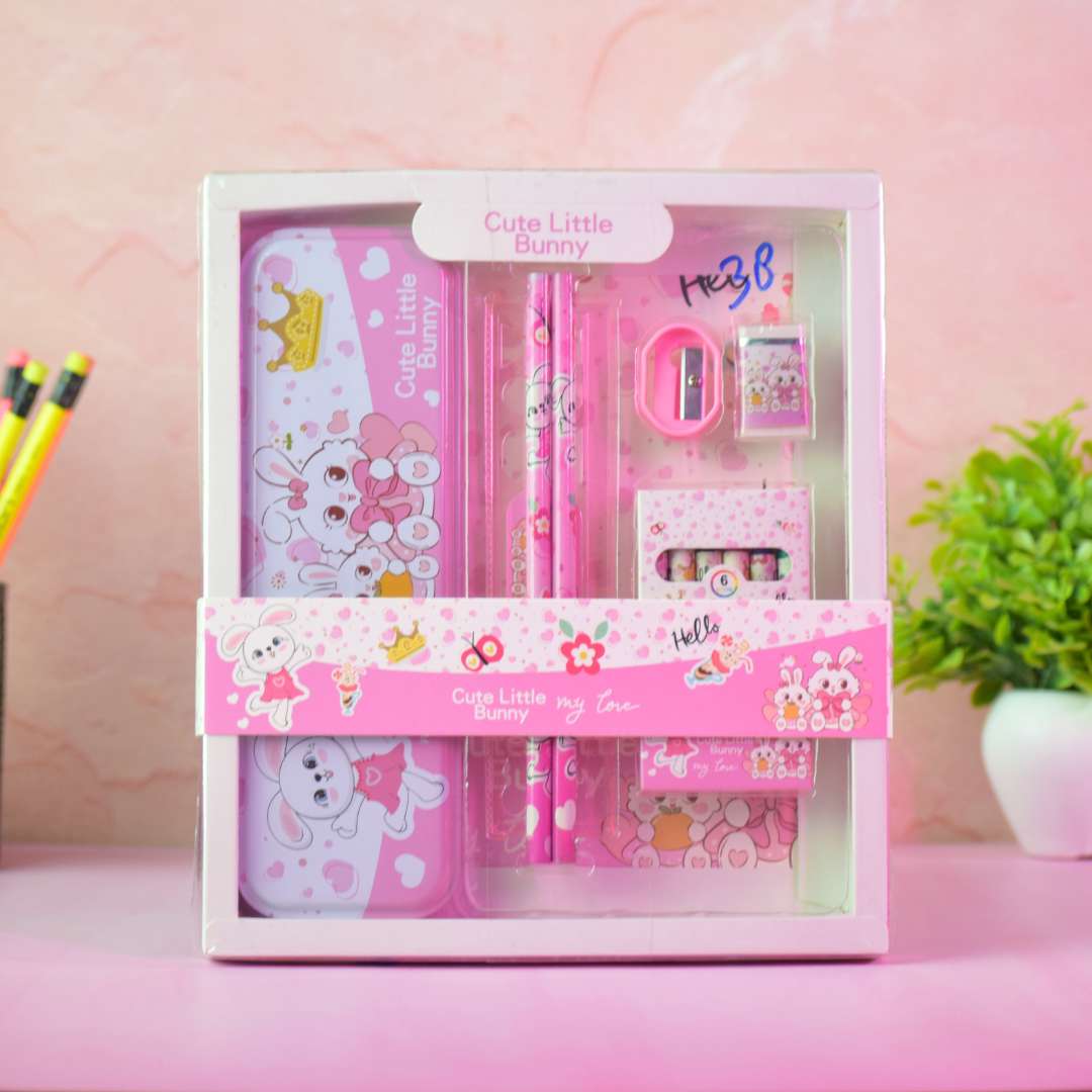 Kids Stationery Gift Set | Pencil Box with Writing Essentials