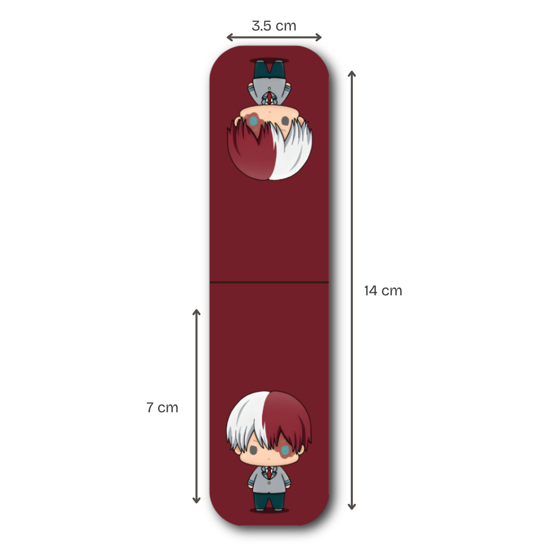 My Hero Academia Magnetic Bookmarks – Set of 6 | Chibi Deku, Bakugo, Todoroki & More