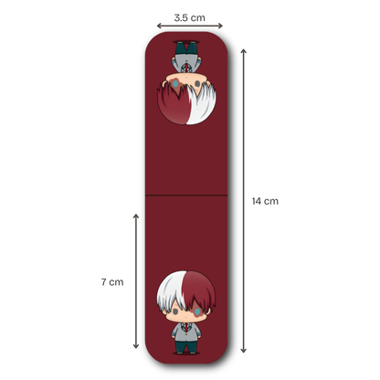 My Hero Academia Magnetic Bookmarks – Set of 6 | Chibi Deku, Bakugo, Todoroki & More