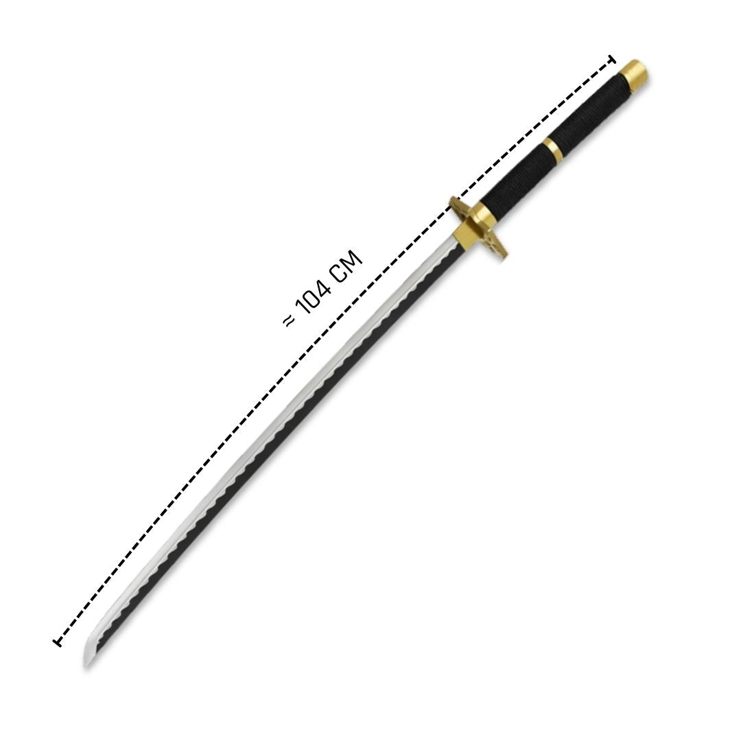 One Piece: Roronoa Zoro Yubashiri Cosplay Replica Led Katana - 40 inches Rechargeable