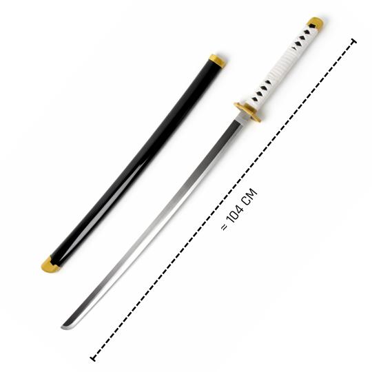 Giyu Tomioka – Demon Slayer Water Nichirin – Wooden Katana Replica (104 cm)