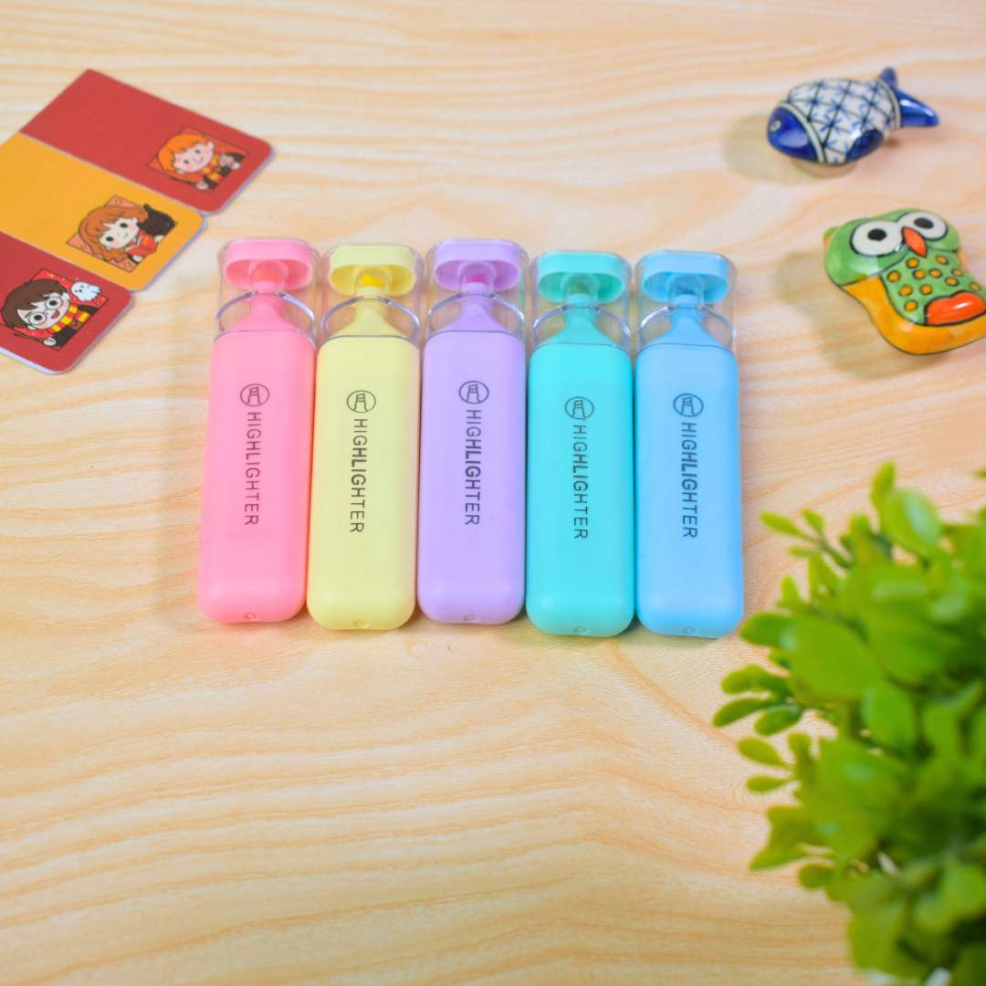 Pastel Highlighter Marker Single Piece  – Soft Color Live Markers