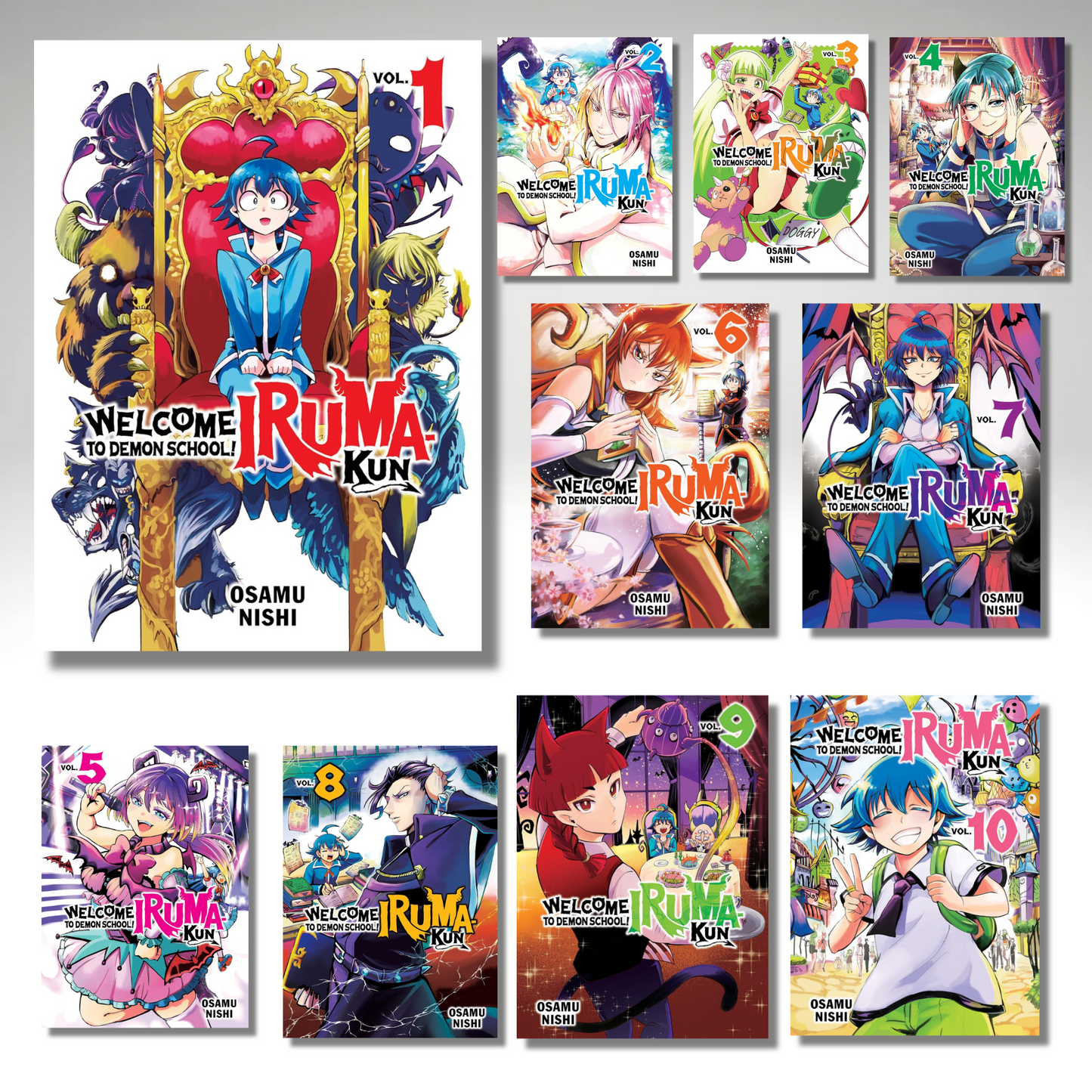 [Combo] Welcome to Demon School! Iruma-kun Vol 1-10