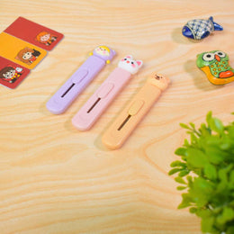 Cute Mini Utility Cutter - Cartoon Character Paper Cutter for Kids (Assorted)