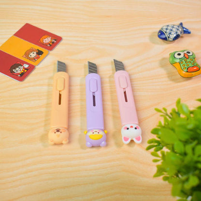 Cute Mini Utility Cutter – Cartoon Character Paper Cutter for Kids (Assorted)